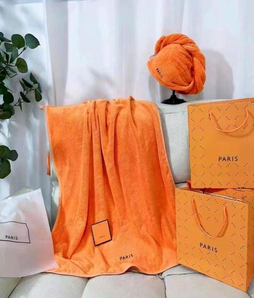 Luxury Designer broderie serviettes de bain Set Adult Beach Soft Soft Towel Retailhd0098127659