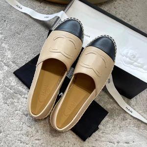 kanaal visserschoenen Casual schoenen Dames Zomer 7a hoge kwaliteit platte Dansschoen sneaker Lederen Wandelschoenen mode canvas loafer platform Jurk Schoenen met doos