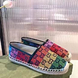 Luxe ontwerper Espadrilles Dames Casual schoenen Zomer Spring platform met brief Buckle Loafer Girls Echt lederen ziektesole EUR34-42 30