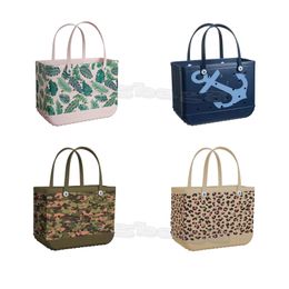 diseñador de lujo Eva Bogg Bag mujer Tote Large Shopping Basket Bags Lady H195I Storage Lavable Beach Silicone Bog Bag Monedero Eco Jelly Candy wallet