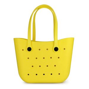 Designer de luxe Eva Bogg Sac Femmes Fourre-tout Grand panier Sacs Lady H195I Stockage Lavable Plage Silicone Bog Sac Bourse Eco Jelly Candy Portefeuille