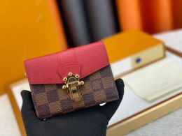 Luxe designer avondtassen 2023 modeontwerper korte portemonnee van hoge kwaliteit meerdere functionele zakken en tussenlagen prachtige kleine kaarttas