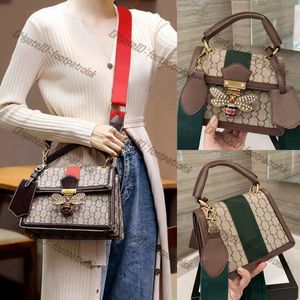 Diseñadores de lujo Bolsa Bolso clásico Bolsos de moda Bolsos de hombro Mujer Totes Little Bee Wallet Messenger Monedero Obra de arte Satchels de alta calidad Ladies CrossBody