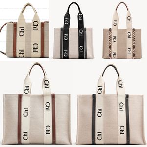 Luxe designer beroemde dameshandtassen WOODY Tote boodschappentas enkele handtas canvas mode PM Grote strandtassen reisgroothandel Crossbody Schouder Portemonnee Portemonnees