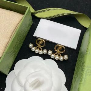 Boucles d'oreilles de luxe en forme d'éventail, boucles d'oreilles en perles de cristal et de diamant, bijoux cadeaux pour femmes