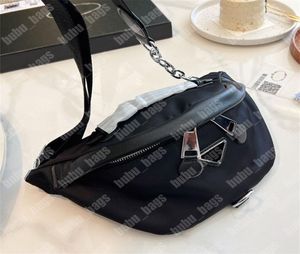 Luxe ontwerper Fanny Packs Fashion Dames Bumbag Belt Bags Nylon Saffiano Leather Bum Tas Hoogwaardige schoudertas Heren Casual W1115327