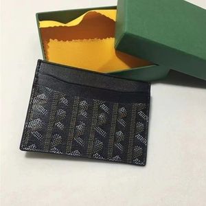 Titulaires de cartes de mode de luxe 5 emplacements pour cartes Femmes hommes Sacs à main avec boîte à main Cartes de crédit double face Mini portefeuilles 2sh233w