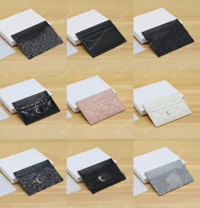 Créateur de luxe Mode Dames Carte de crédit Porte-monnaie Top Mini-portefeuilles en cuir pour hommes Poche de monnaie pour femmes de luxe européen avec boîte d'origine