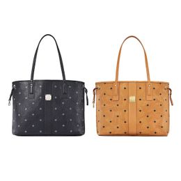 Luxe Designer MC dubbelzijdige shopper tas grote lederen portemonnee en handtas tote reizen Duffeltassen Dames heren moeder Schouder hobo crossbody clutch weekendtas