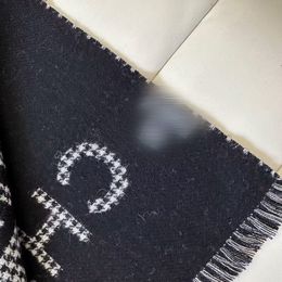 Luxe designer houndstooth patroon sjaal sjaal deken hoge kwaliteit zachte comfortabele wol materiaal kwaliteit groot formaat 45 * 180 cm voor familie vriend kerstcadeaus