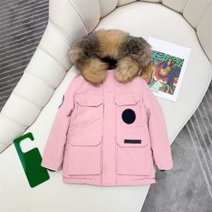 Luxe Designer Mode Snow Down Goose Puffer Jassen Expeditie Meisjes Jongens Uitloper Jassen Kinderen Meisje Jongen Winter Winddicht Kinderkleding