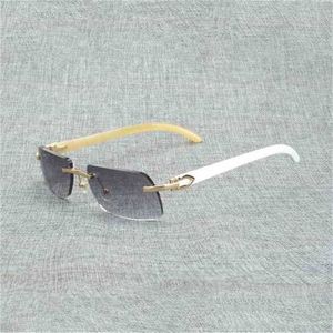 Luxe designer mode zonnebril 20% korting op vintage houten mannen natuurlijke zwart witte buffelhoornframe voor buiten vrouwelijke randloze houten tinten oculos gafas