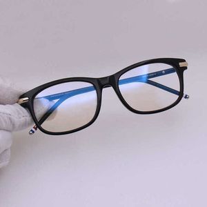 Luxe designer mode zonnebril 20% korting op de doos TB812 Plaatmyopia frame modieuze Koreaanse optische glazen