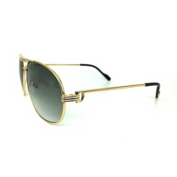 Lunettes de soleil de mode de créateur de luxe 20% de réduction sur les lunettes de marque en métal pour hommes Lunettes optiques Cadres Cool Driving Party AccessoriesKajia
