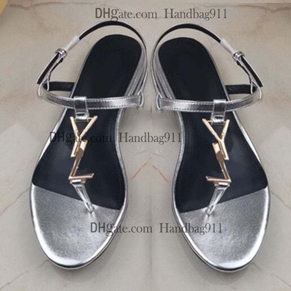 Designer de luxe plat à chevrons pantoufles plage classique plat flops été dame dessin animé grosse tête en cuir hôtel bain mode femmes chaussures grande taille 35-42