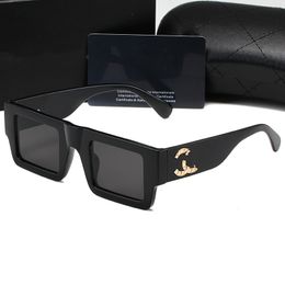 Diseñador de lujo para hombres, mujeres, gafas de sol rectangulares, gafas de diseño unisex, gafas de sol de playa, marco retro, diseño de lujo UV400 con caja muy buena