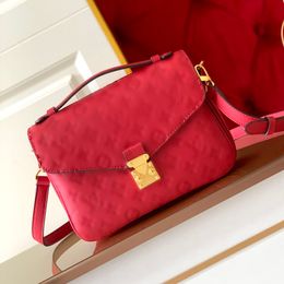 Luxe designer lederen crossbody damestas met reliëf clutch schoudertas handtassen avondtassen klassieke patroontas