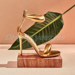 Gianvito Rossi luxe pantoffel ontwerper vrouw Sandals10.5cm stiletto Hakken man sexy jurk schoen enkel zwarte voetband hakken Achter rits schoeisel glijbaan