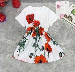 luxe designer meisje Jurk Kinderen Bloem Prinses Feestjurken Kinderkleding Verjaardag Bruiloft Jurk babykleding