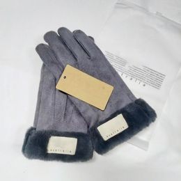 luxe designerhandschoenen dames winterhandschoen man u letter effen vijf vingers handschoenen voor vrouw warm houden trendstijl groothandel hoge kwaliteit dhgate