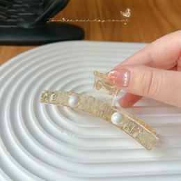 Luxe Designer Haar Clip Voor Vrouwen Merk Haarspeld Diamant Clips Gouden Brief Pins Hoofdtooi Clips Voor Bruid Hoofdband Accessoires Sieraden