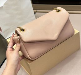 Sac à main de luxe Loulou pour femmes, sac à bandoulière avec chaîne en métal, couture en Y, cuir de haute qualité, vente en gros TOP