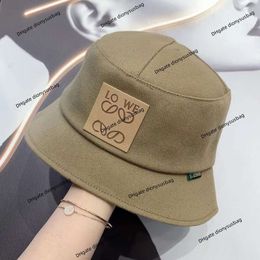 Chapeau de créateur de luxe marque de mode Lowe chapeau de pêcheur polyvalent automne et hiver marée de protection solaire