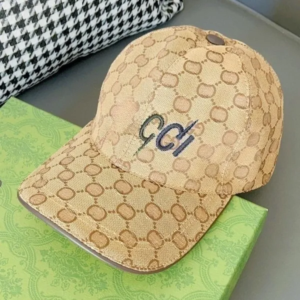 Sombrero de diseñador de lujo de gama alta 100% algodón letra Gorra de béisbol 2023 nueva moda sombrero de hombre gorra de mujer primavera y verano sombrero de cubo de alta calidad