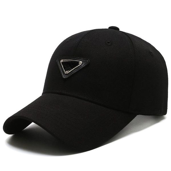 Designer de luxe Chapeaux Casquettes de Baseball Casquettes de Baseball Printemps Et Automne Casquette Triangle Inversé Lettre P Chapeau Coton Parasol Chapeau Pour Hommes Femmes DHL Gratuit