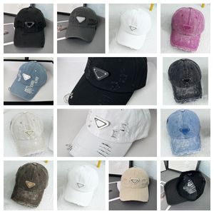 Luxe designer hoeden snapbacks kogelhoed koppels omgekeerde driehoek gemaakt oude gewassen cowboy hoed gebroken gat honkbal hoed retro eend tong hoed hoed hoedbekken hoed