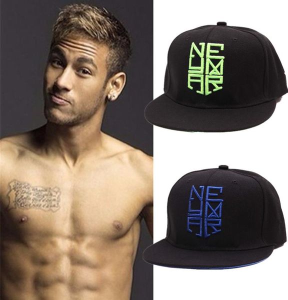 Diseñador de lujo de alta calidad Negro Neymar JR njr Brasil Brasil Gorras de béisbol hip hop Snapback cap hat chapeu de sol masculino bone4716026