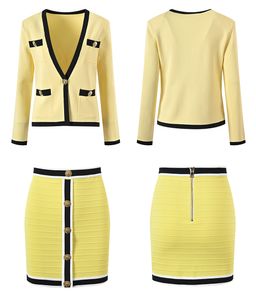 T135 Golden Lion Golding Women's Fomen Set Cardigan Pantalones cortos Cortadas Capaz de 2 piezas Top y vestido suelto