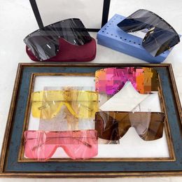 Lunettes de soleil de créateurs de luxe de haute qualité 20% de réduction sur les lunettes ins net rouge Même style femme