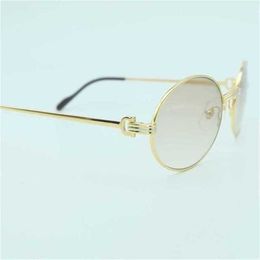 Luxe designer hoogwaardige zonnebril 20% korting op de all-match retro luxe mannen frames oogglas vulling recept vintage brillen