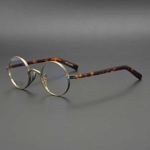 Luxe designer hoogwaardige zonnebril 20% korting op de Japanse collectie John Lennon's kleine ronde frame Republiek van China -stijl bril