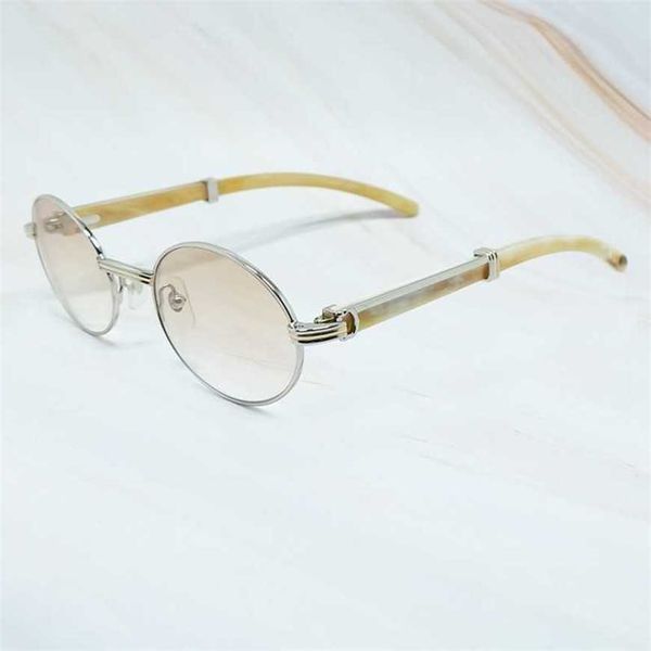 Designer de luxe lunettes de soleil de haute qualité 20% de réduction sur la mode hommes femmes lunettes en gros pleine jante métal nuances corne de buffle lunettes en bois
