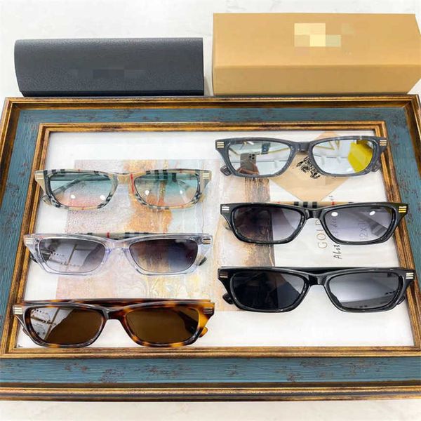 Gafas de sol de alta calidad de diseñador de lujo 20% de descuento BE Fashion INS Online Red Same Plate Box personalizado