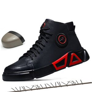 Luxe ontwerper Hoge waterdichte stalen teen Cap Werkveiligheidsschoenen Unbreakable Sneakers Winter Warm Snow Boots Men schoenen Motorfiets 201019