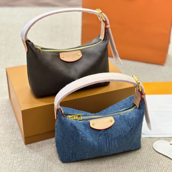 Designer de luxe Hills Pochette Pochette fourre-tout pour femmes mode cuir Denim sac à main marque de luxe téléphone sacs à main portefeuille