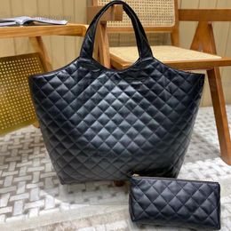 Designer de luxe Icare Maxi fourre-tout mode femmes sacs en cuir d'agneau matelassé Denim véritable mode grande capacité Shopping sacs à main d'été femmes sac à main sac à main NH