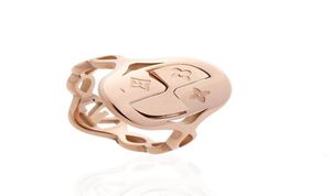 Luxe designer sieraden ringen openwork letters ring heren sieradenketens roestvrij staal vrouwen ringen bloemringen8681164