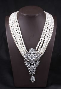 Bijoux de créateur de luxe Perles Collier de perles multicouches Accessoires de mariage Bijoux de demoiselle d'honneur Accessoires de mariée