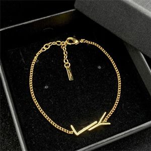 Luxe Designer Sieraden Hanger Kettingen Bruiloft Armbanden Sieraden Ketting Merk Eenvoudige Brief Vrouwen Ornamenten Gouden Ketting Mqcbi