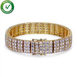 Luxe Designer Sieraden Dames Armband Hip Hop Diamond Love Bangle Mens Gold Armbanden Pandora Style Charms Snap Iced Out Tennis Chain Bling