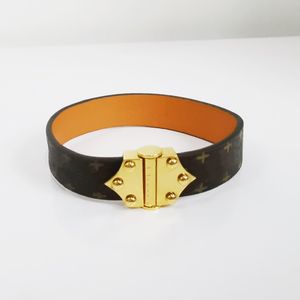 Luxe designer sieraden dames lederen armband louiseviution bracelet bedrukt armband geprinte gold plating sieraden 041
