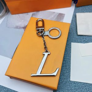 Luxe Designer Sleutelhanger Brief Hanger Zilveren Sleutel Gesp Afneembare Sleutelhangers Voor Heren Dames Mode Sleutels Nieuw Met Box214g