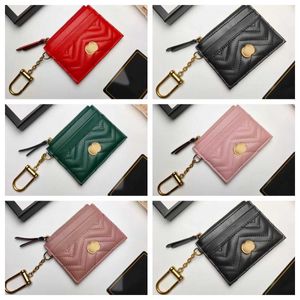 Designer de luxe porte-clés portefeuille sacs Double G célèbre porte-carte porte-monnaie passeport femmes hommes clé pochette en gros