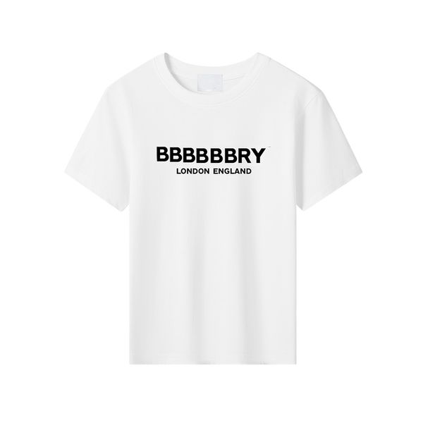 Diseñador de lujo Camisetas para niños BB Carta Impresa Ropa para niños Camisetas de lujo para bebé niño Camiseta para niña Ropa Tops SDLX
