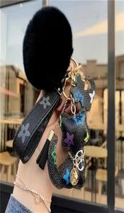 Luxe designer L sleutelhanger heren dames mode kat en herten bloem tas hanger accessoires schattig karabijnhaak sleutelhangers liefhebbers autosleutels 9017978