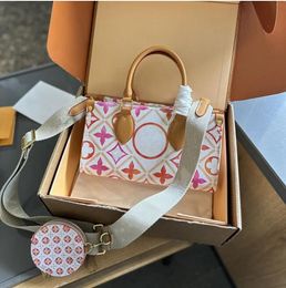 Designer de luxe Dames Travel Tote Bag Sunrise Pastel Lvse LouiseviUtion Tote Sac Gradient Sac à shopping Sac fourre-tout